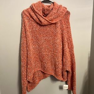 Free People BFF Cowl Neck Cropped Sweater